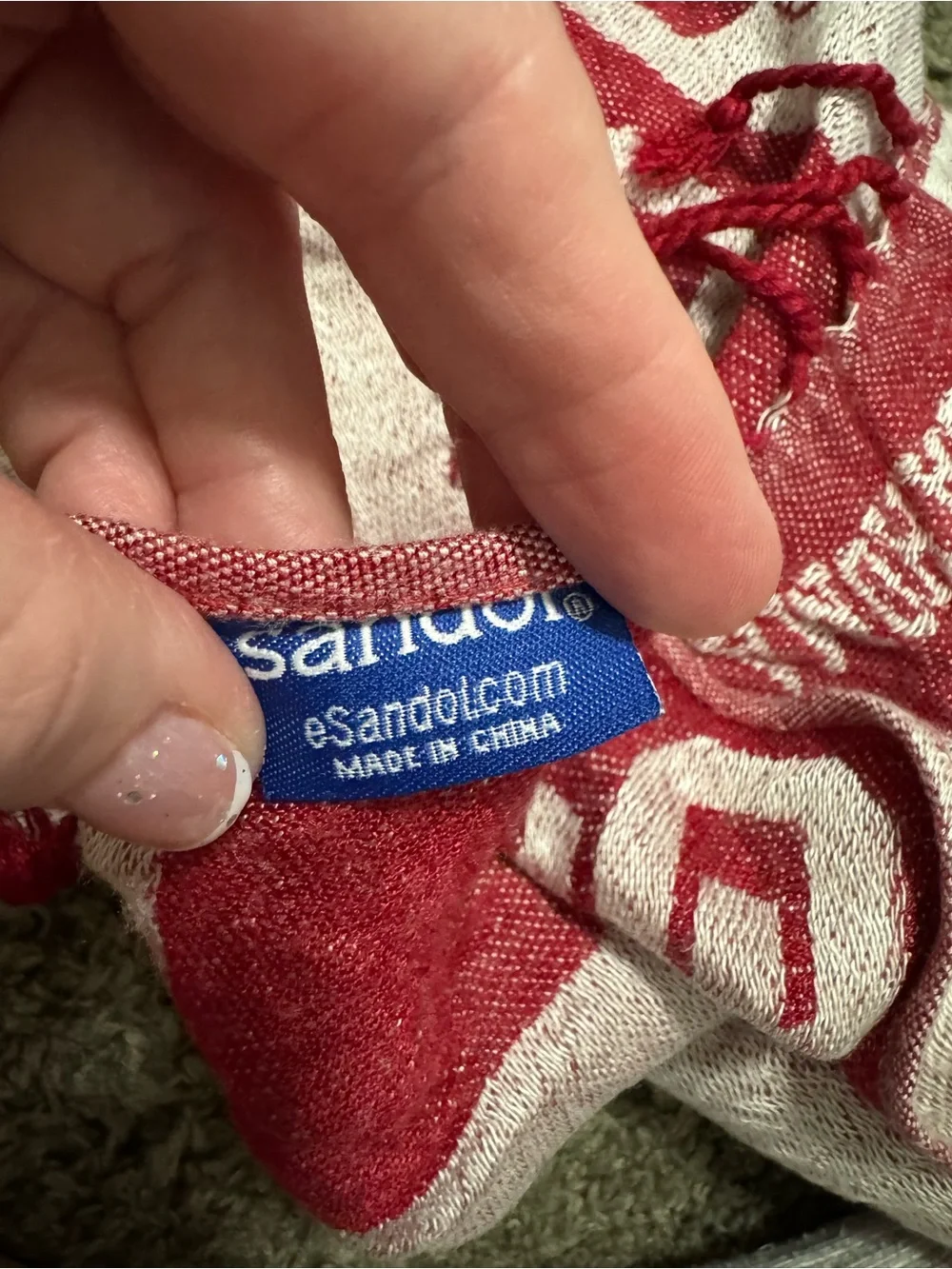 🏆 Sandol University of Oklahoma Sooners Fringe Scarf